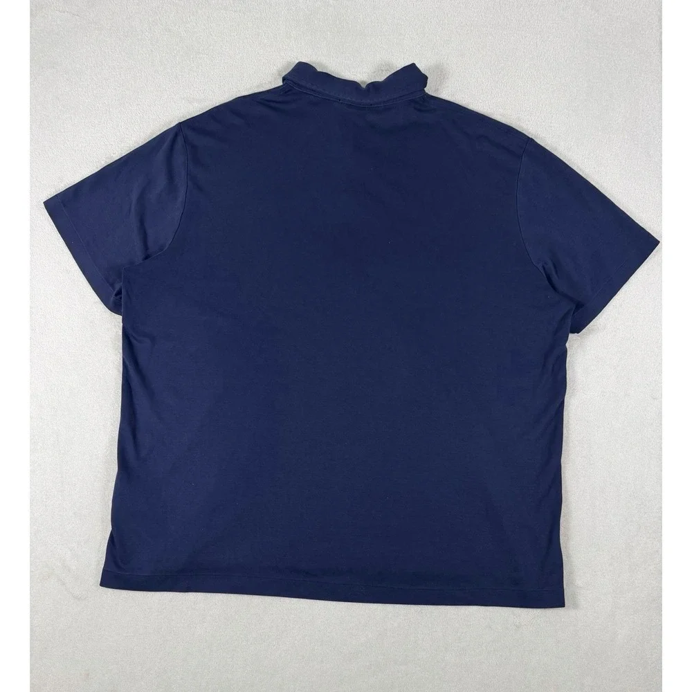 Polo Ralph Lauren Polo Shirt Mens XL Navy Blue Classic Fit Cotton Small Pony